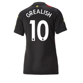 Damen Fußballbekleidung Manchester City Jack Grealish #10 Auswärtstrikot 2022-23 Kurzarm